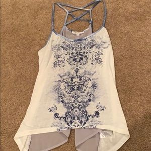 Miss Me cut out tank top